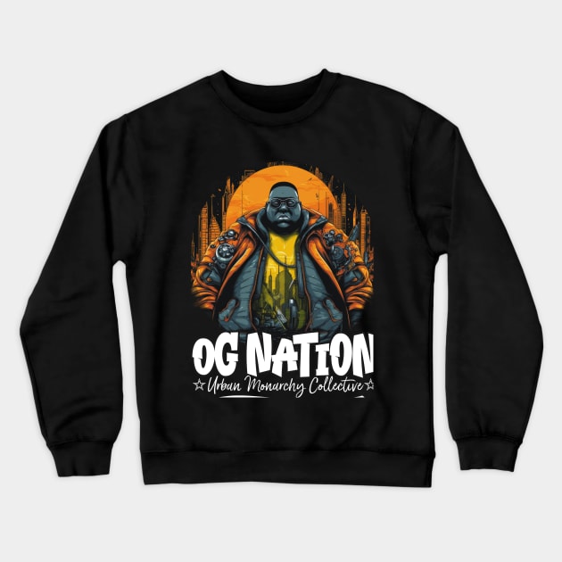 OG Nation, Hip Hop Shirts, Biggie | Hip Hop Icons In Anime Streetwear Crewneck Sweatshirt by Blissira